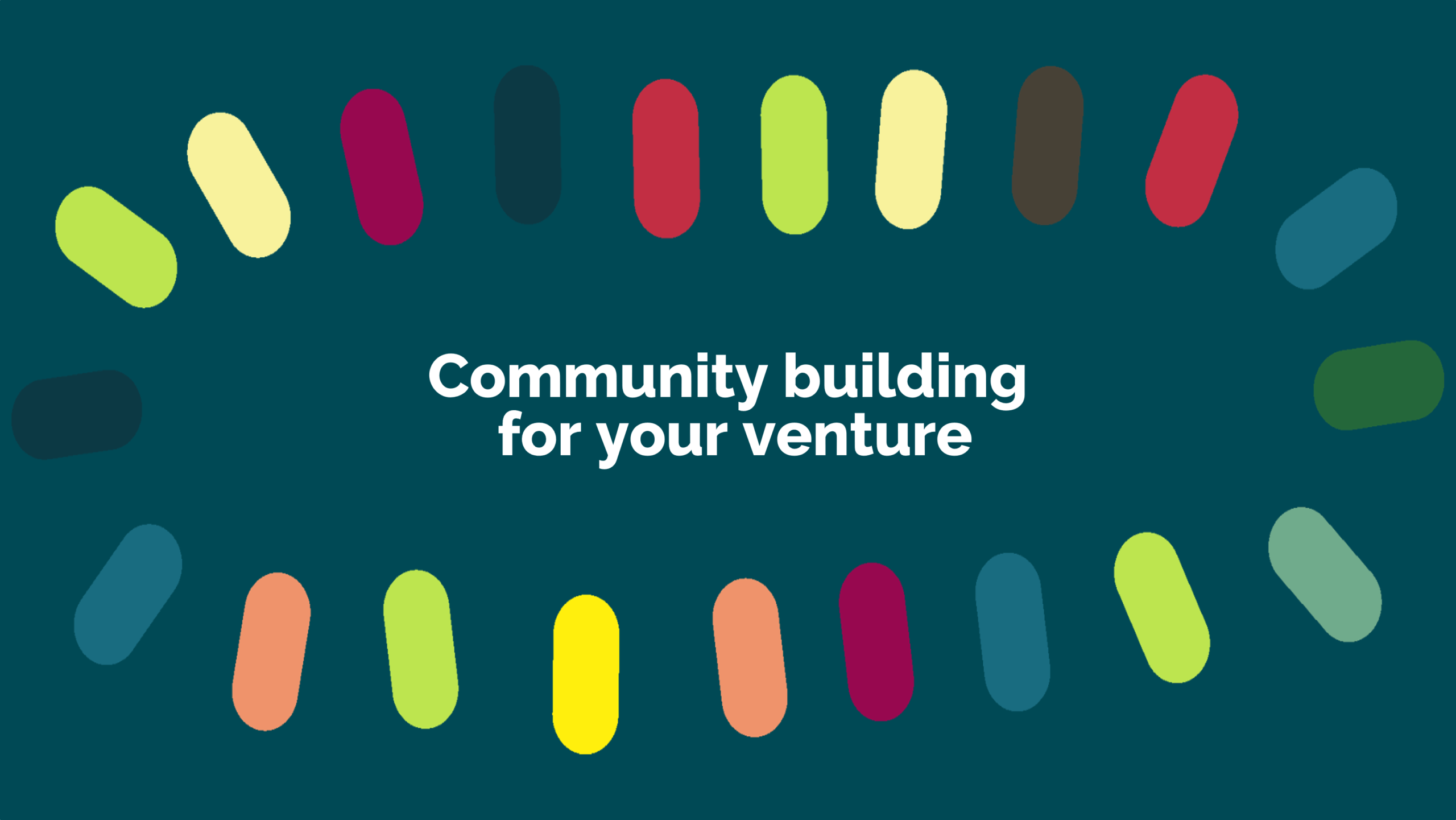 Community building for your venture (ENG)